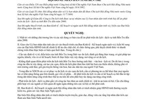 Nghị quyết 44/NQ-HĐND 1994 đề án phát triển du lịch dịch vụ Bến Tre đến 2000