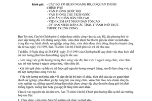 Công văn 128/TCCP-VC xếp lương mới công viên chức được bổ nhiệm giữ