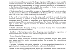 Official Dispatch No. 413/BXD-GD guidance on concerning the assessment