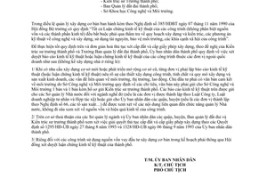 Công văn 2085/UB-CN xét duyệt báo cáo kinh tế kỹ thuật các công trình thuộc nguồn vốn ngoài quốc doanh