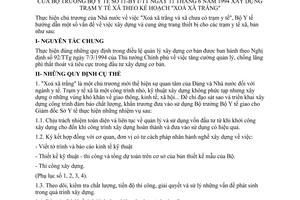 Thông tư 11-BYT/TT xây dựng trạm y tế theo kế hoạch xoá xã trắng