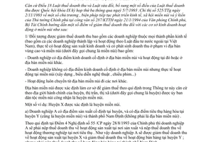 Thông tư 20 TC/TCT hướng dẫn giảm thuế doanh thu doanh nghiệp kinh doanh địa bàn miền núi