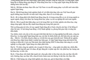 Chỉ thị 11/CT-NH công tác khoa học công nghệ Ngân hàng 1994