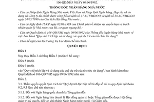 Quyết định 187/QĐ-NH5 sửa đổi quy chế trích lập sử dụng quỹ dự trữ tổ chức tín dụng 1994