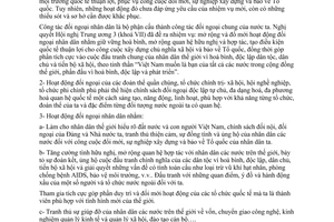 Chỉ thị 44-CT/TW  mở rộng và đổi mới hoạt động đối ngoại nhân dân