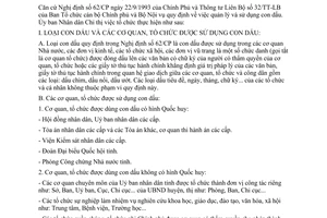 Chỉ thị 18/CT-UB năm 1994 quản lý sử dụng con dấu Bến Tre