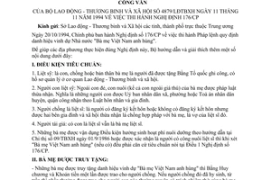 Công văn 4879/LĐTBXH thi hành Nghị định 176/CP