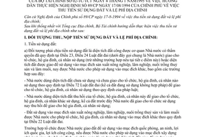 Thông tư 02-TC/TCT thu tiền sử dụng đất lệ phí địa chính hướng dẫn Nghị định 89/CP