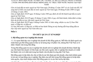 Thông tư 215/UB-LXT hướng dẫn hoạt động đầu tư trực tiếp nước ngoài tại Việt Nam