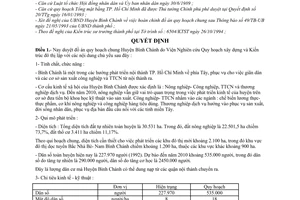 Quyết định 788/QĐ-UB-QLĐT duyệt quy hoạch chung Bình Chánh