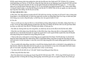 Chỉ thị 03/CT.UB năm 1995 quy hoạch kinh tế xã hội An Giang 1996-2010 kế hoạch 1995-2000