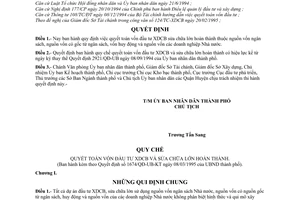 Quyết định 1674/QĐ-UB-KT quy chế quyết toán vốn đầu tư xây dựng cơ bản sửa chữa lớn hoàn thành