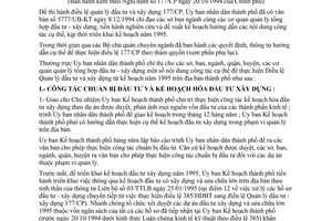 Chỉ thị 12/CT-UB-KT triển khai thực hiện điều lệ quản lý đầu tư xây dựng