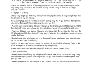 Thông tư 32-TC/TCĐN chế độ phụ cấp cán bộ công tác nước ngoài sửa đổi Thông tư 44TC/TCĐN n