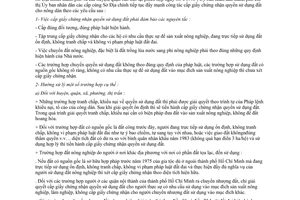 Chỉ thị 18/CT-UB-KT xét duyệt cấp giấy chứng nhận quyền sử dụng đất nông dân