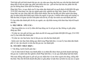 Chỉ thị 19/CT-UB triển khai thực hiện kế hoạch chấn chỉnh hoạt động giết mổ, kinh doanh gia súc heo-trâu-bò thành phố Hồ Chí Minh