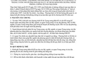 Thông tư liên 39-TT/LB hướng dẫn quản lý kinh phí Chương trình phòng, chống tệ nạn mại dâm