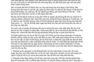 Chỉ thị 25/CT-UB-KT công tác phòng, chống lụt, bão giảm nhẹ thiên tai năm 1995