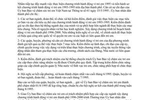 Chỉ thị 28/CT-UB-NCVX sơ kết thực hiện chương trình hành động vì trẻ em thành phố Hồ Chí Minh 1993-1995