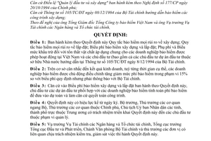 Quyết định 663-TC/QĐ-TCNH quy tắc bảo hiểm mọi rủi ro về xây dựng