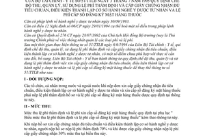 Thông tư liên bộ 51/TTLB chế độ thu quản lý lệ phí thẩm định cấp giấy chứng nhận tiêu chuẩn thành lập cơ sở y dược tư nhân phí cấp sổ đăng ký thuốc