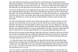 Chỉ thị 06-CT/NH4 tổ chức triển khai nội dung kiểm toán nội bộ trong hệ thống Ngân hàng Nhà nước 1995