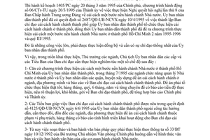 Chỉ thị 34/CT-UB-NCVX thực hiện chế độ gởi báo cáo tiến độ cải cách hành chánh văn bản tính chất pháp quy
