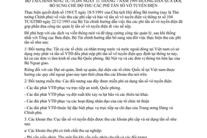 Thông tư 62 TC/TCĐN sửa đổi chế độ thu các phí tần số vô tuyến điện