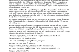 Chỉ thị 40/CT-UB-NCVX triển khai cuộc vận động Ngày toàn dân đưa trẻ tới trường