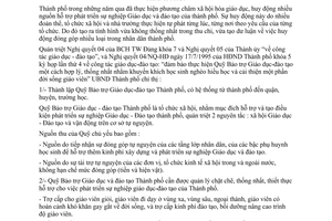 Chỉ thị 47/CT-UB-NCVX chỉ đạo triển khai thành lập quỹ bảo trợ giáo dục - đào tạo thành phố Hồ Chí Minh