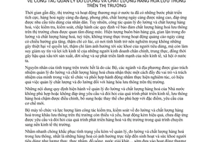 Chỉ thị 540-TTg công tác quản lý đo lường chất lượng hàng hóa lưu thông trên thị trường