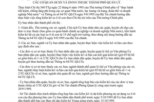 Chỉ thị 49/CT-UB-KT thực hiện tổng kiểm kê ô tô con 15 chỗ ngồi trở xuống cơ quan hành chánh sự nghiệp doanh nghiệp Nhà nước thuộc TP.HCM quản lý