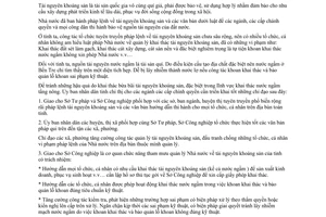 Chỉ thị 20/CT-UB năm 1995 tăng cường quản lý khai thác nước ngầm tài nguyên khoáng sản Bến Tre