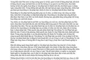 Chỉ thị 620-TTg tăng cường quản lý hoạt động tư vấn pháp luật