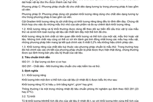 Tiêu chuẩn Việt Nam TCVN 6039:1995 về chất dẻo - phương pháp xác định khối lượng riêng và tỷ khối của chất dẻo không xốp