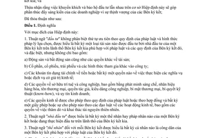 Hiệp định khuyến khích bảo hộ đầu tư giữa Việt Nam Cu Ba 1995