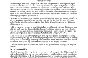 Chỉ thị 661-TTg khám chữa bệnh ngay người bệnh bị cấp cứu chấn thương ngoại