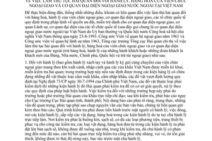 Chỉ thị 275/TCHQ-GSQL làm thủ tục hải quan hành lý, hàng hóa viên chức ngoại giao cơ quan đại diện ngoại giao nước ngoài Việt Nam