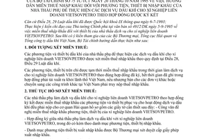 Thông tư 75-TC/TCT hướng dẫn miền thuế XNK phương tiện thiết bị nhập khẩu Nhà thầu phụ dịch vụ dầu khí xí nghiệp liên doanh VIETSOVPETRO