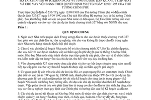 Thông tư 80-TC/KBNN hướng dẫn quản lý cấp phát cho vay vốn NSNN hướng dẫn Quyết định 556/TTg