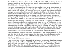 Chỉ thị 22/CT-UB 1995 tuyên truyền tổ chức pháp lệnh khiếu nại tố cáo công dân Lào Cai