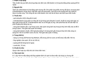 Tiêu chuẩn Việt Nam TCVN 6058:1995 về bia - phương pháp xác định điaxetil và các chất đixeton khác do Bộ Khoa học Công nghệ và Môi trường ban hành