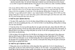 Thông tư 04TC/TCNH hướng dẫn sử dụng nguồn thu về xổ số hướng dẫn Chỉ thị 814/TTg Quyết định 861/TTg