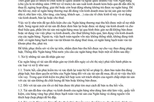 Chỉ thị 12-CT/NH14 năm 1995 xử lý tài sản đã nhận gán nợ Ngân hàng Thương mại