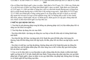 Thông tư 19-BYT/TT hướng dẫn quản lý dịch vụ xoa bóp