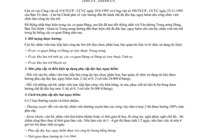 Công văn 46/TCQT năm 1995 chế độ độc hại cán bộ nhân viên lưu trữ