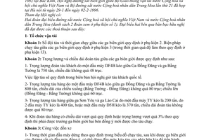 Nghị định thư Hội nghị đường sắt biên giới giữa Bộ Giao thông vận tải Việt Nam Bộ Đường sắt Cộng hòa Nhân dân Trung Hoa