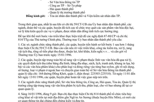 Công văn 89/UB-NCVX  tập trung tiêu hủy các loại văn hóa phẩm độc hại