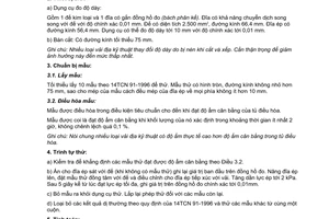 Tiêu chuẩn ngành 14TCN92:1996 về Vải địa kỹ thuật - Phương pháp xác định độ dày tiêu chuẩn