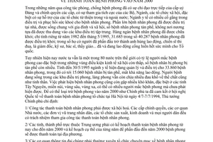 Chỉ thị 91-TTg thanh toán bệnh phong 2000